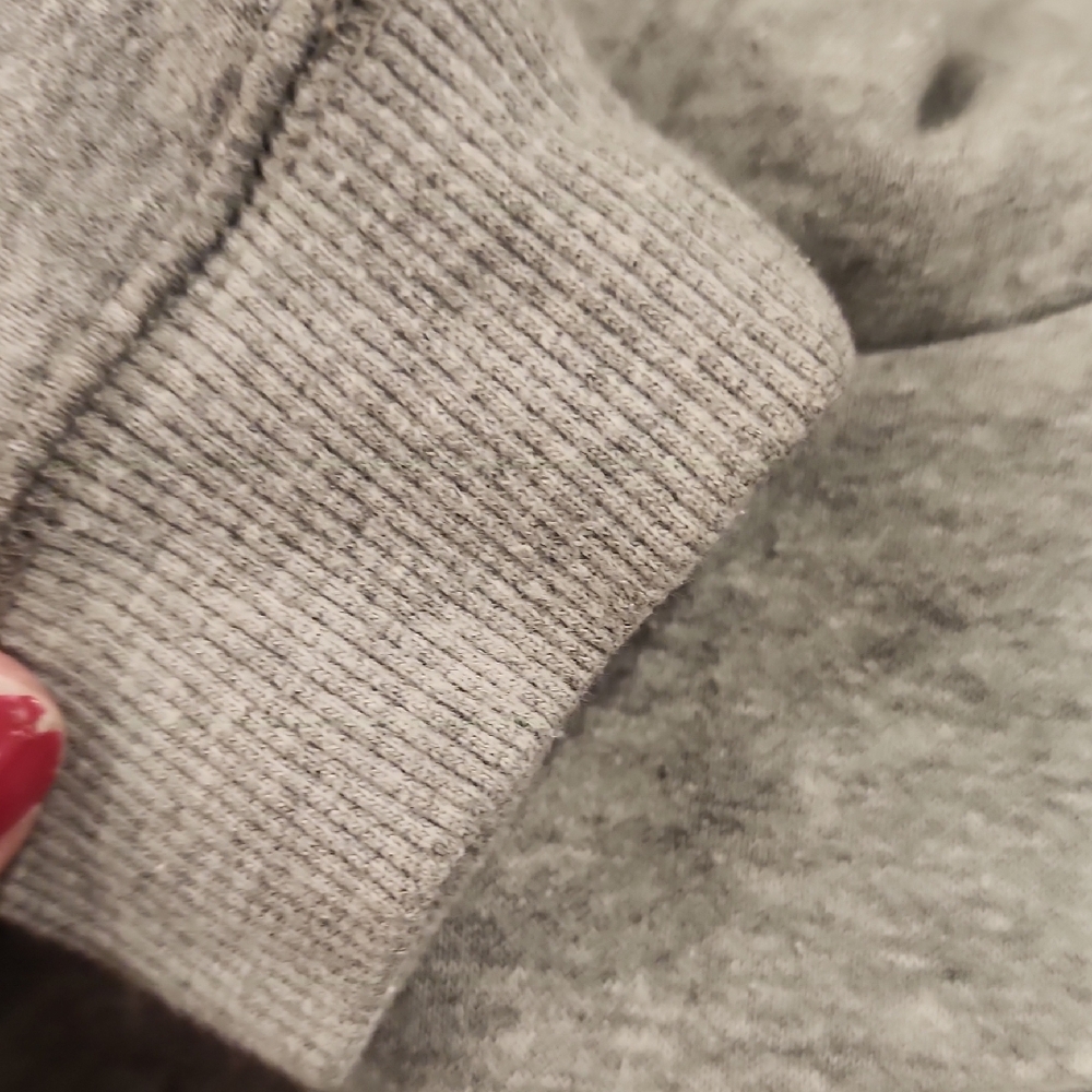 Nike Gray Hoodie with Black Logo - Picture 3 of 4